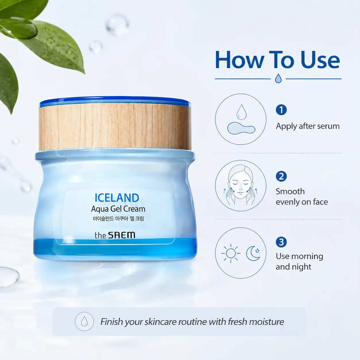 The Saem Iceland Aqua Gel Cream 60ml