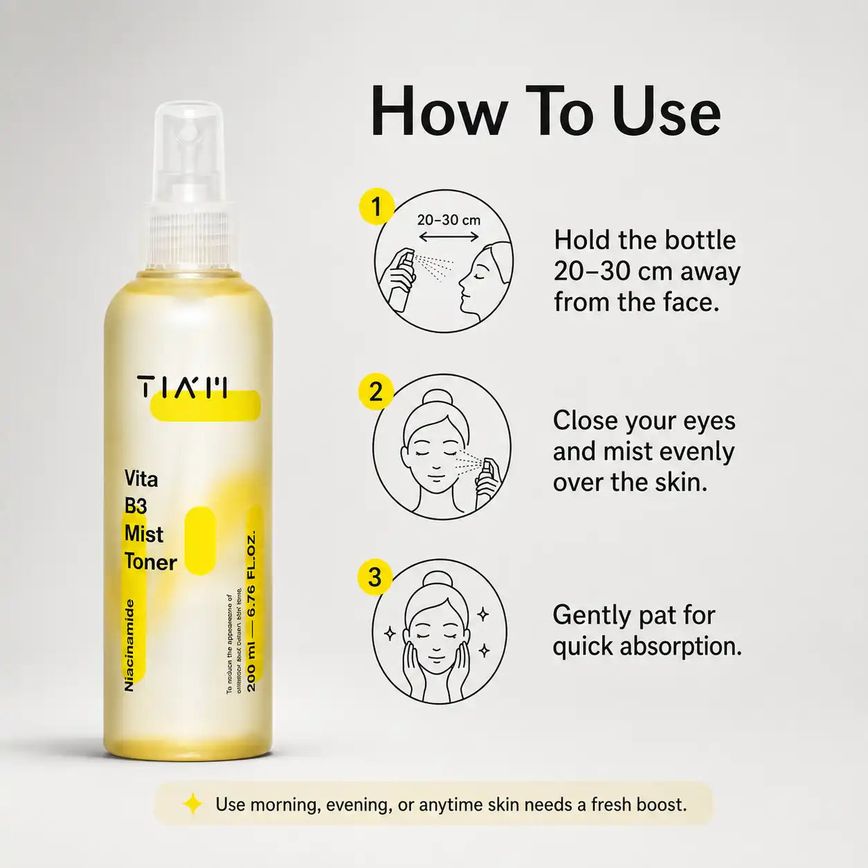 TIAM Vita B3 Mist Toner 200ml
