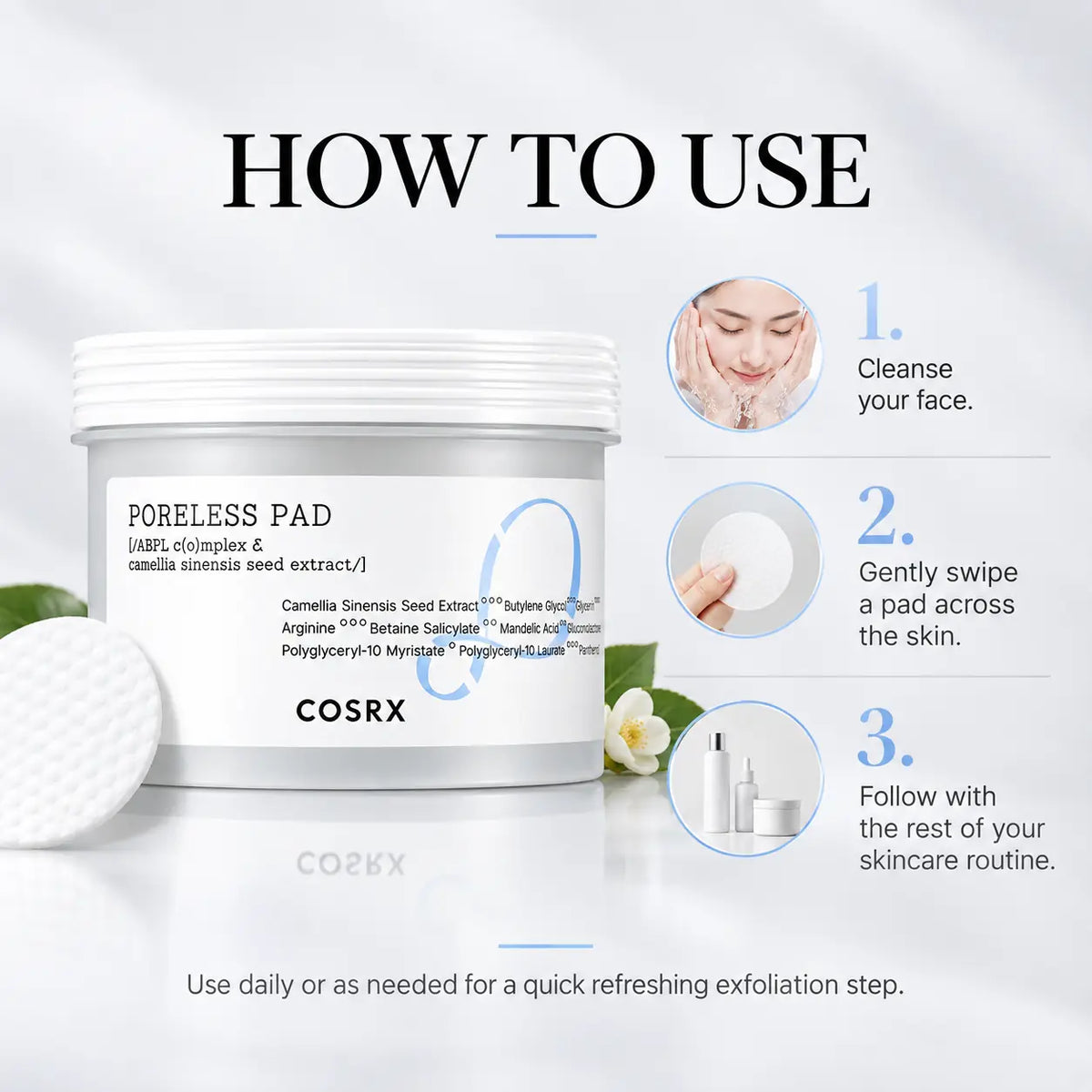 COSRX One Step Moisture Up Pad 70pcs