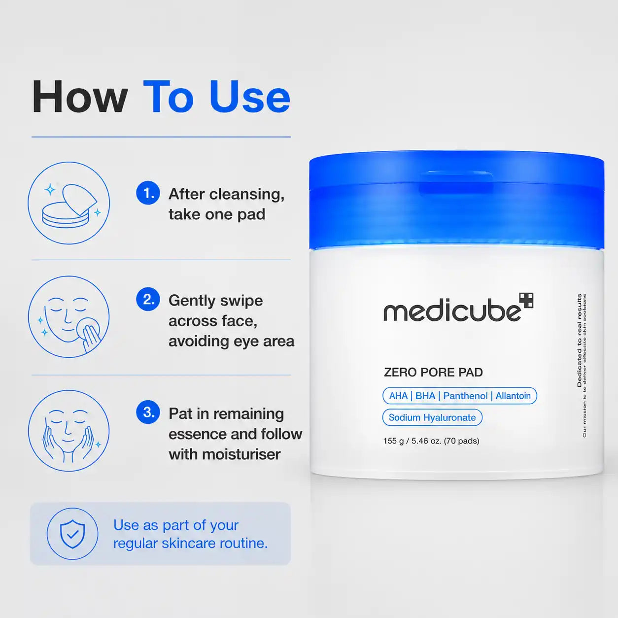 Medicube Zero Pore Pad 2.0 70pcs
