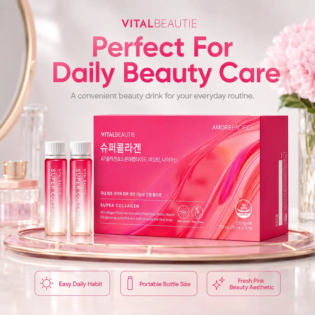 Vital Beautie Super Collagen 28 Vials, 25ml x 28 (view 9)