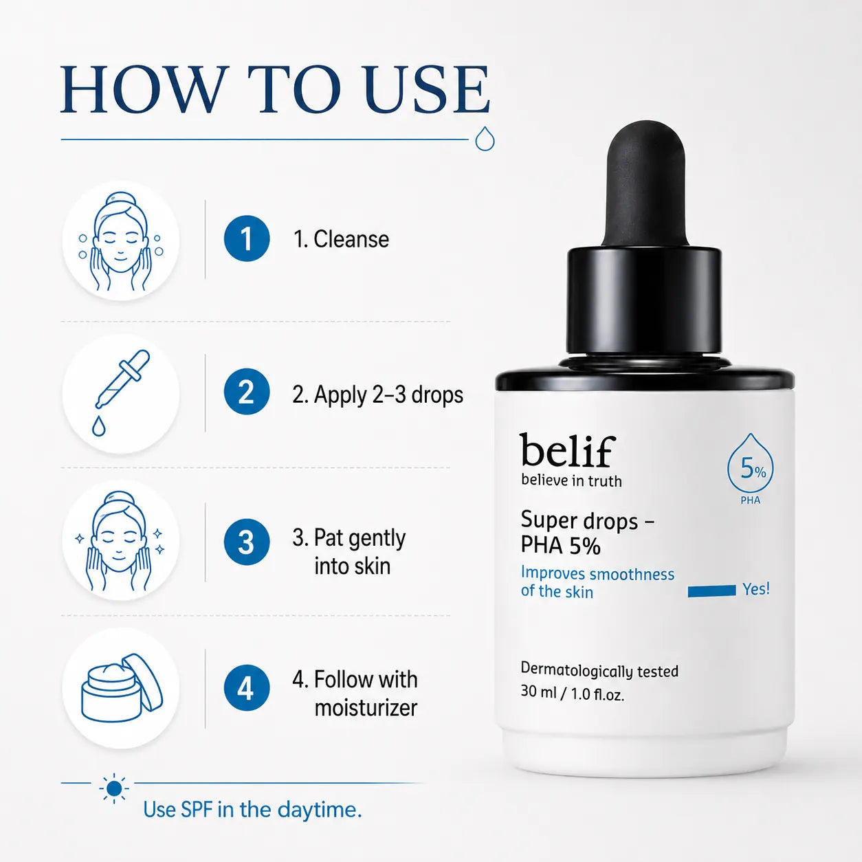 belif Super Drops PHA 5% 30ml