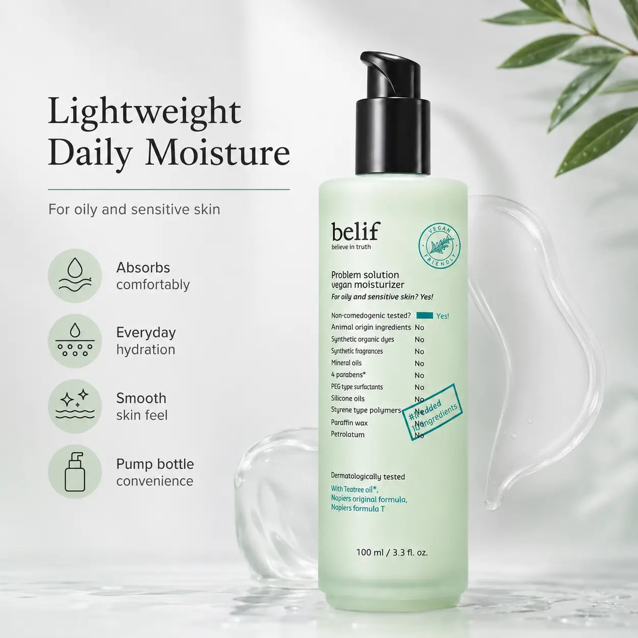 belif Problem Solution Vegan Moisturizer 100ml