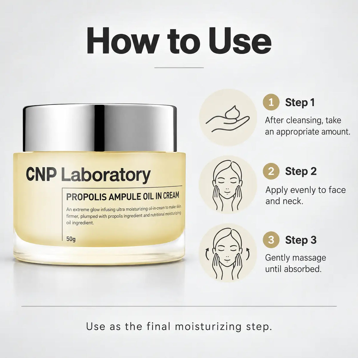CNP Laboratory Propolis Ampule Oil in Cream 50ml