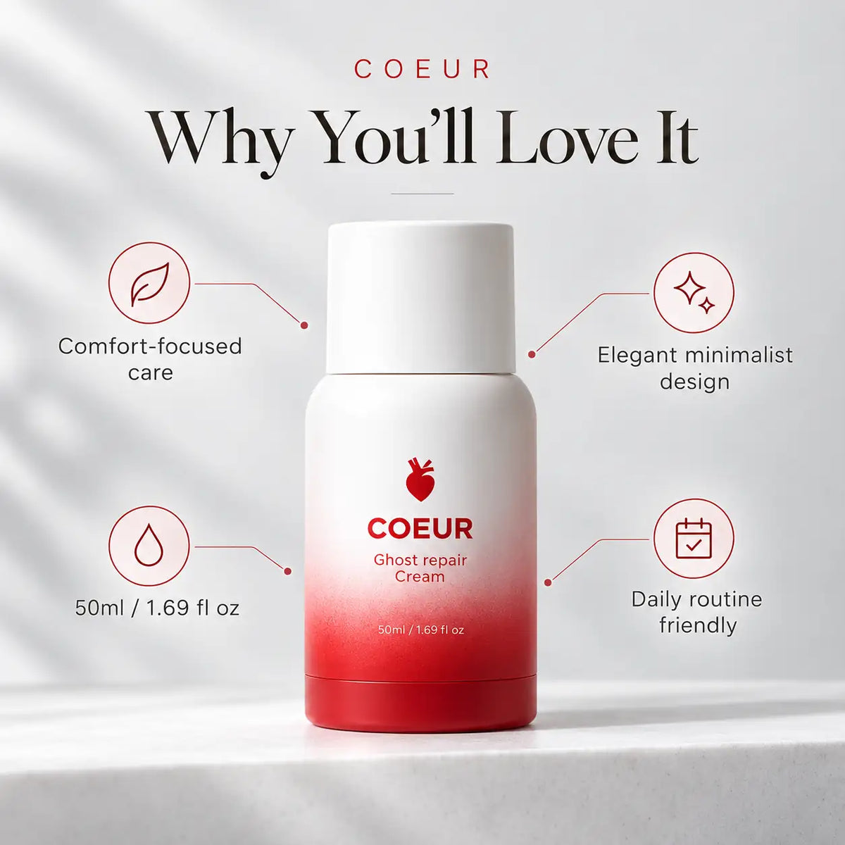Coeur Ghost Repair Cream 50ml
