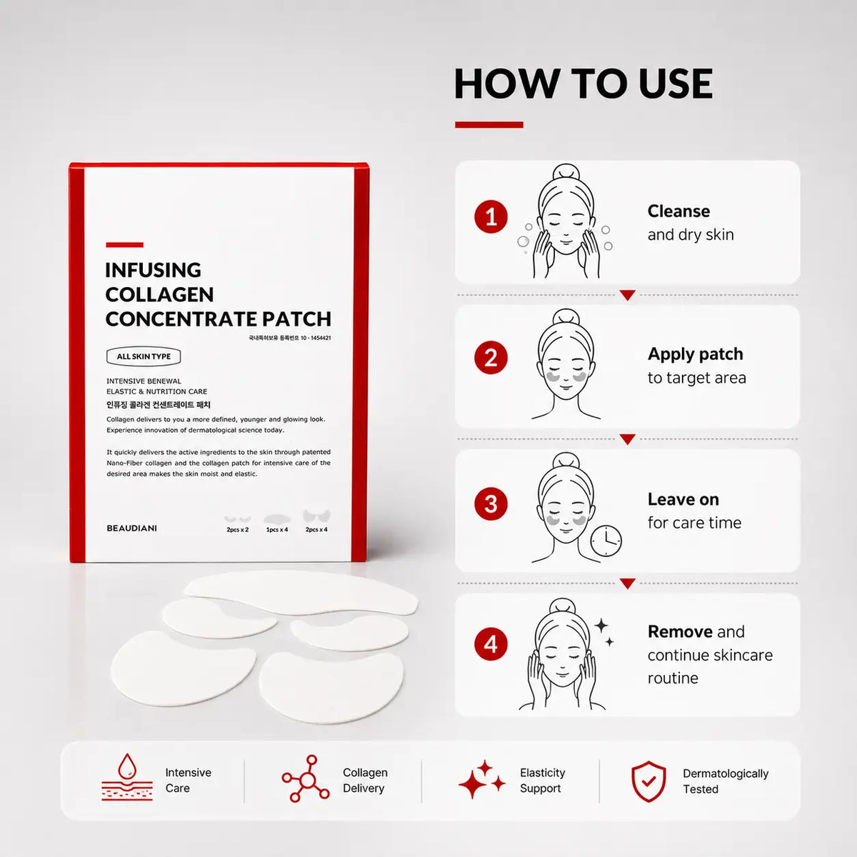 BEAUDIANI Infusing Collagen Concentrate Patch Patch