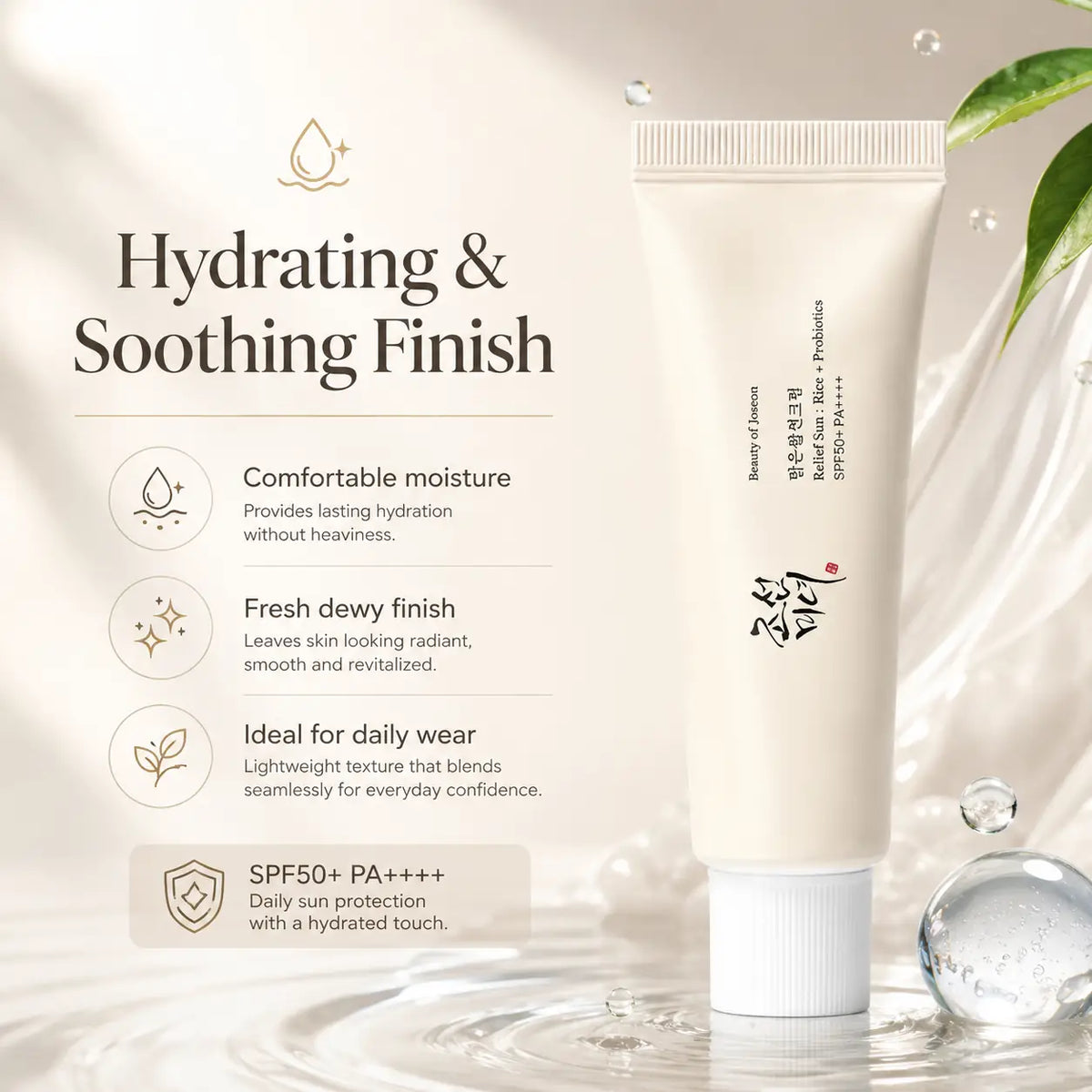 Beauty of Joseon comfort Sun : Rice + Probiotics Daily Beauty Care 50ml