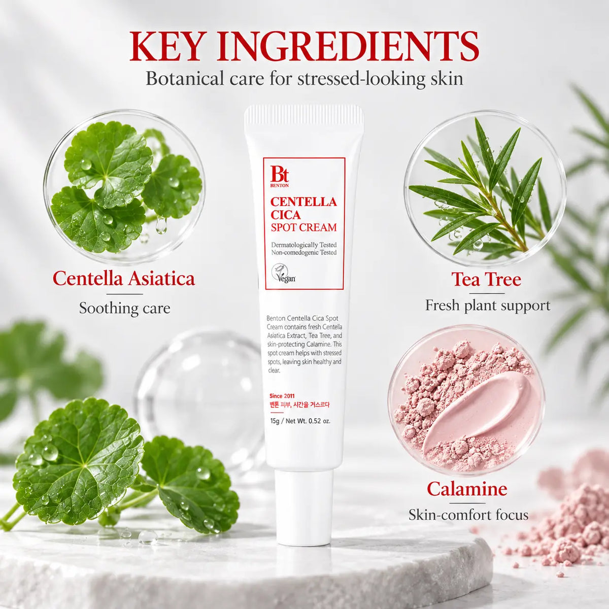 Benton Goodbye Redness Centella Spot Cream 15g