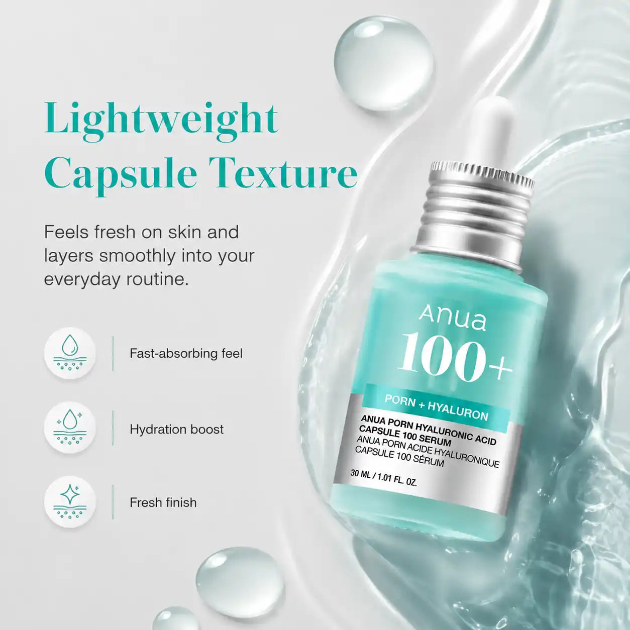 ANUA PDRN Hyaluronic Capsule 100 Serum 30ml