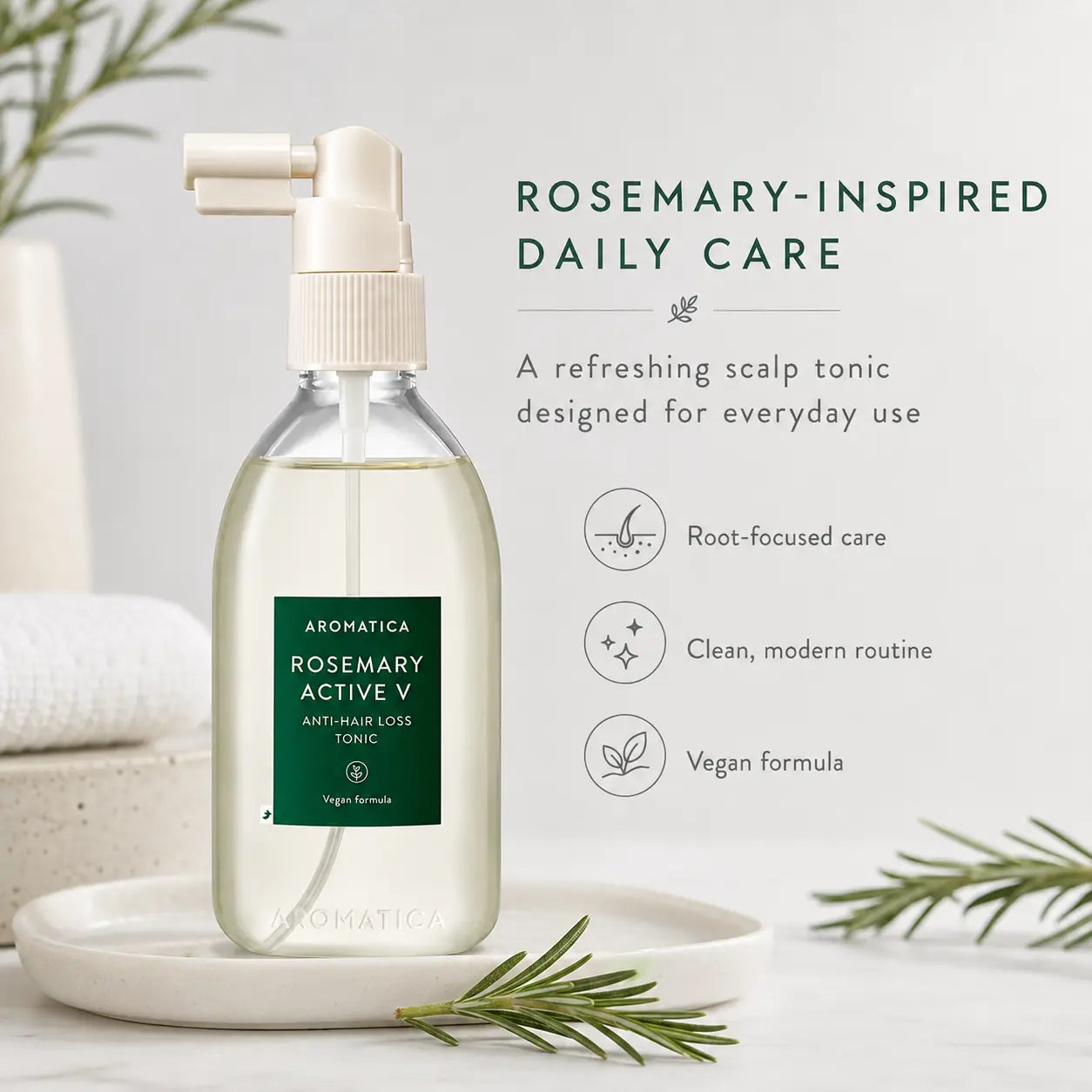 AROMATICA Rosemary Active V Anti Hair Loss Tonic 100ml