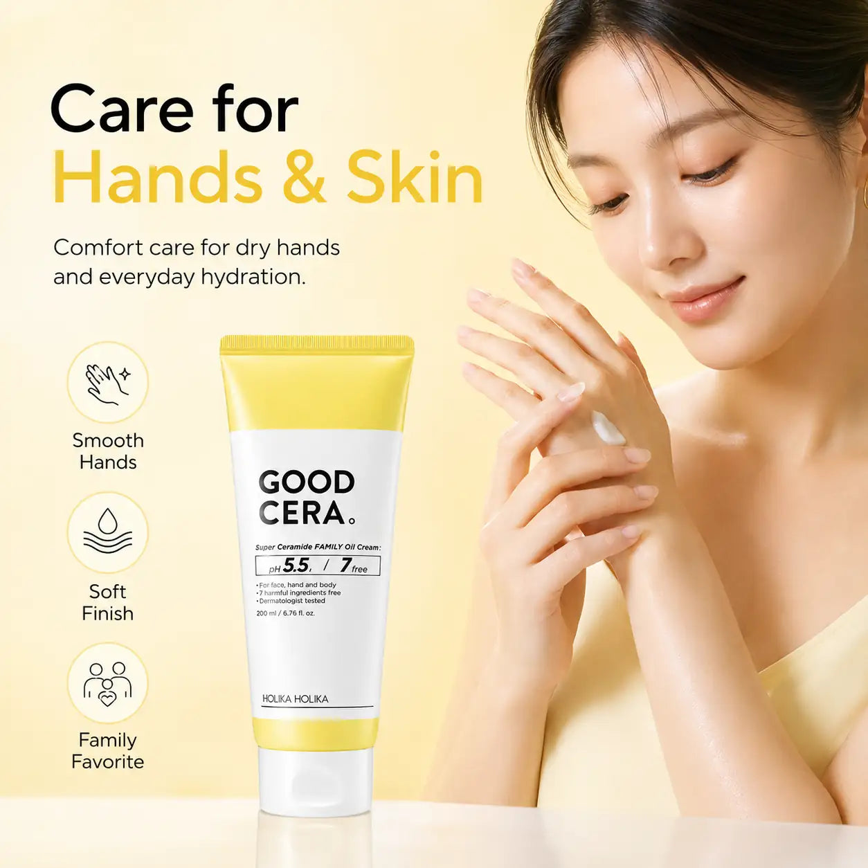Holika Holika Good Cera Ceramide Family Oil Cream 200ml