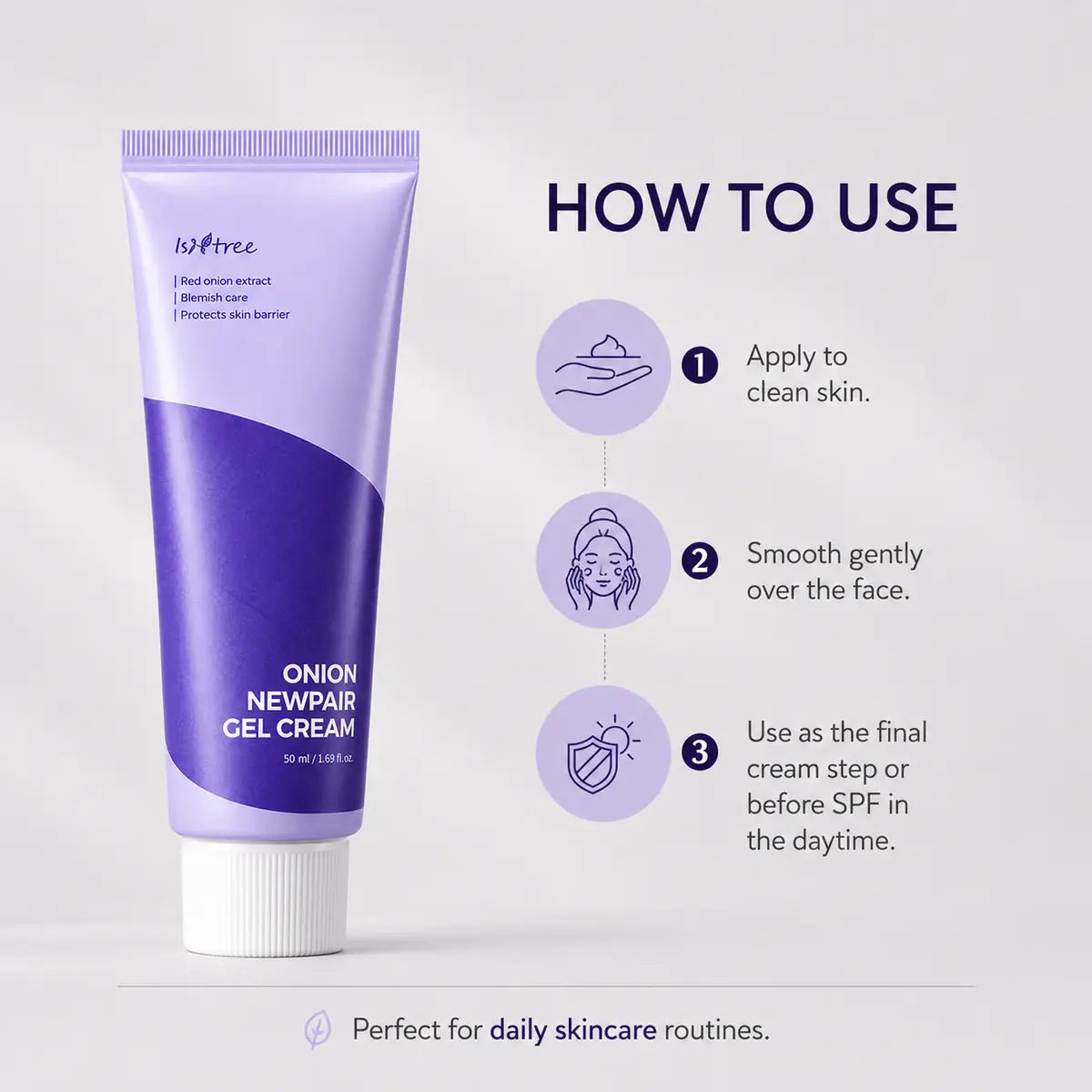 Isntree Onion Newpair Gel Cream Moisturiser 50ml