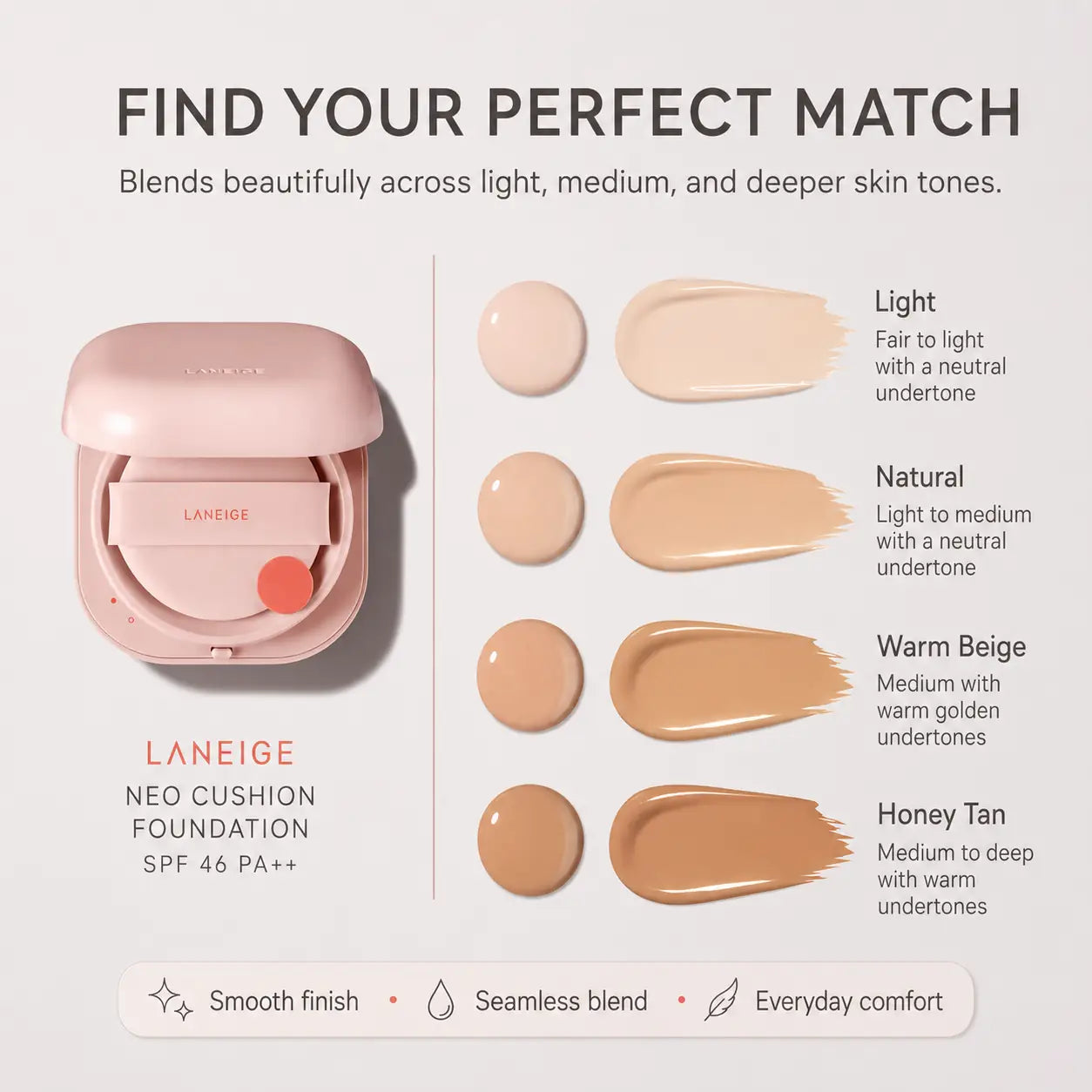 Laneige Neo Cushion Glow SPF46 PA 25N1 15G