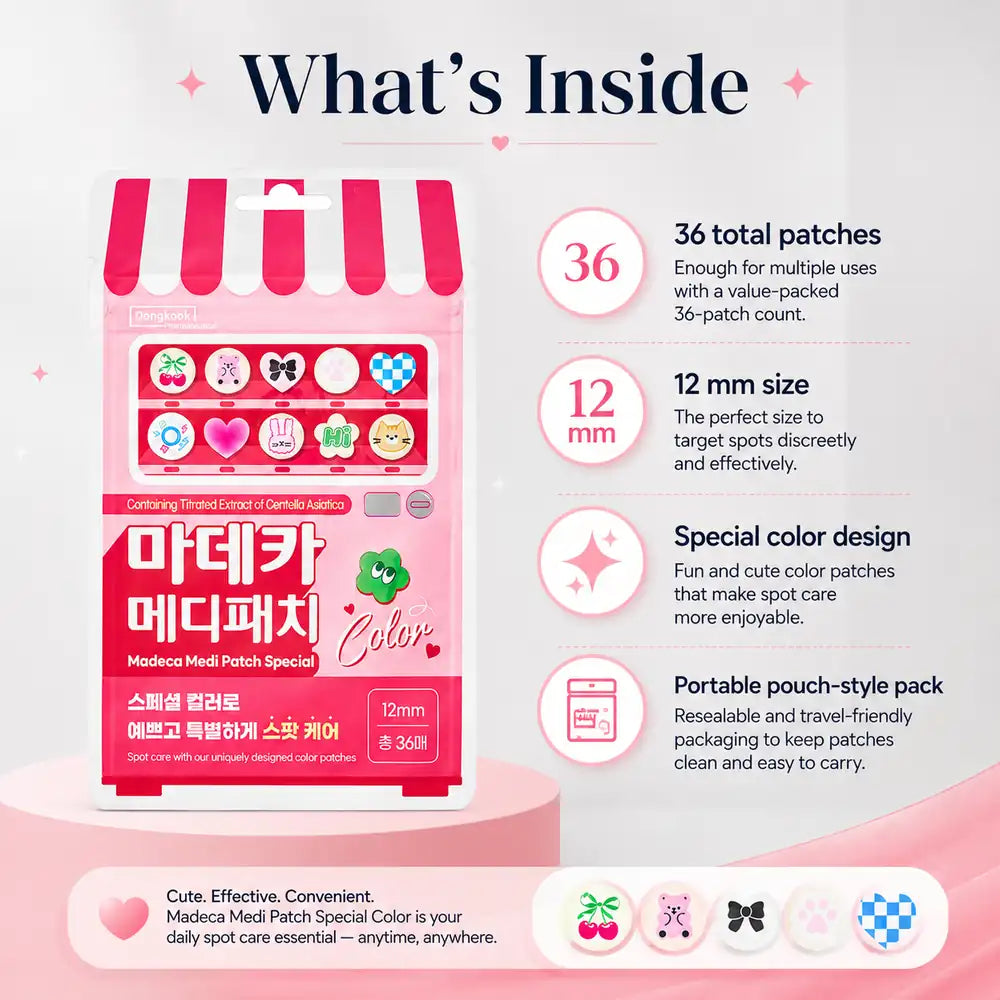 Centellian24 Madeca Medi Patch Special Color 36pcs
