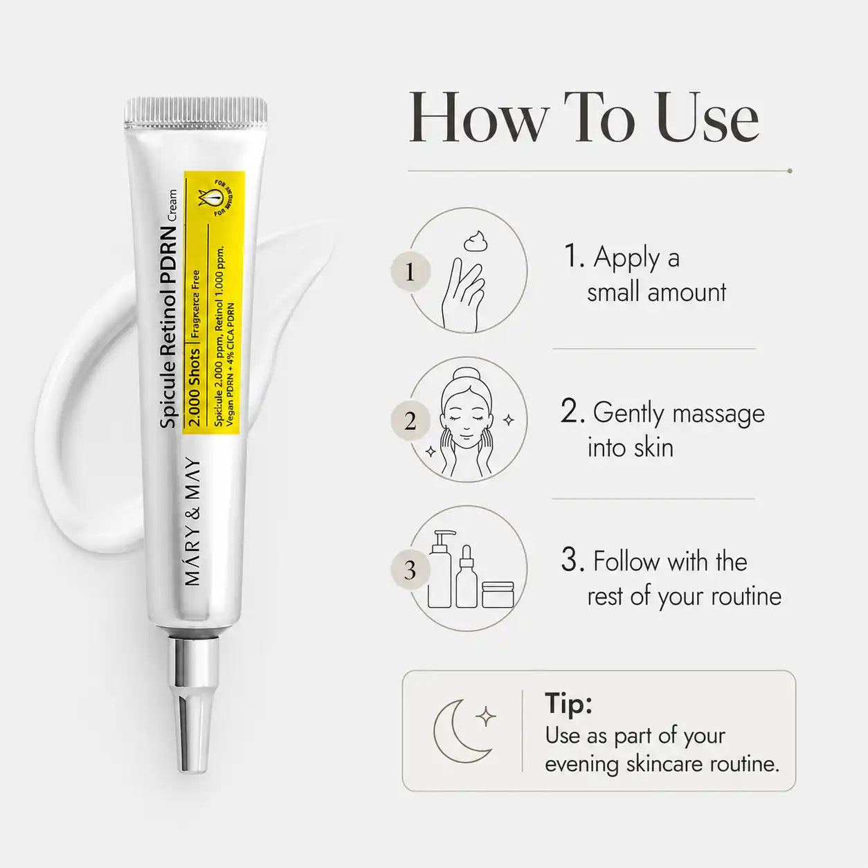 Mary&May Spicule Retinol PDRN Cream 15g