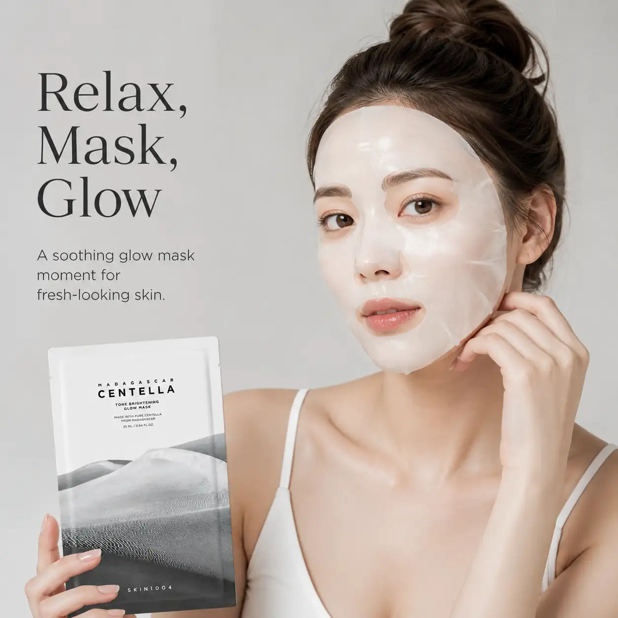 SKIN1004 Madagascar Centella Tone Brightening Glow Mask 1EA 25ml