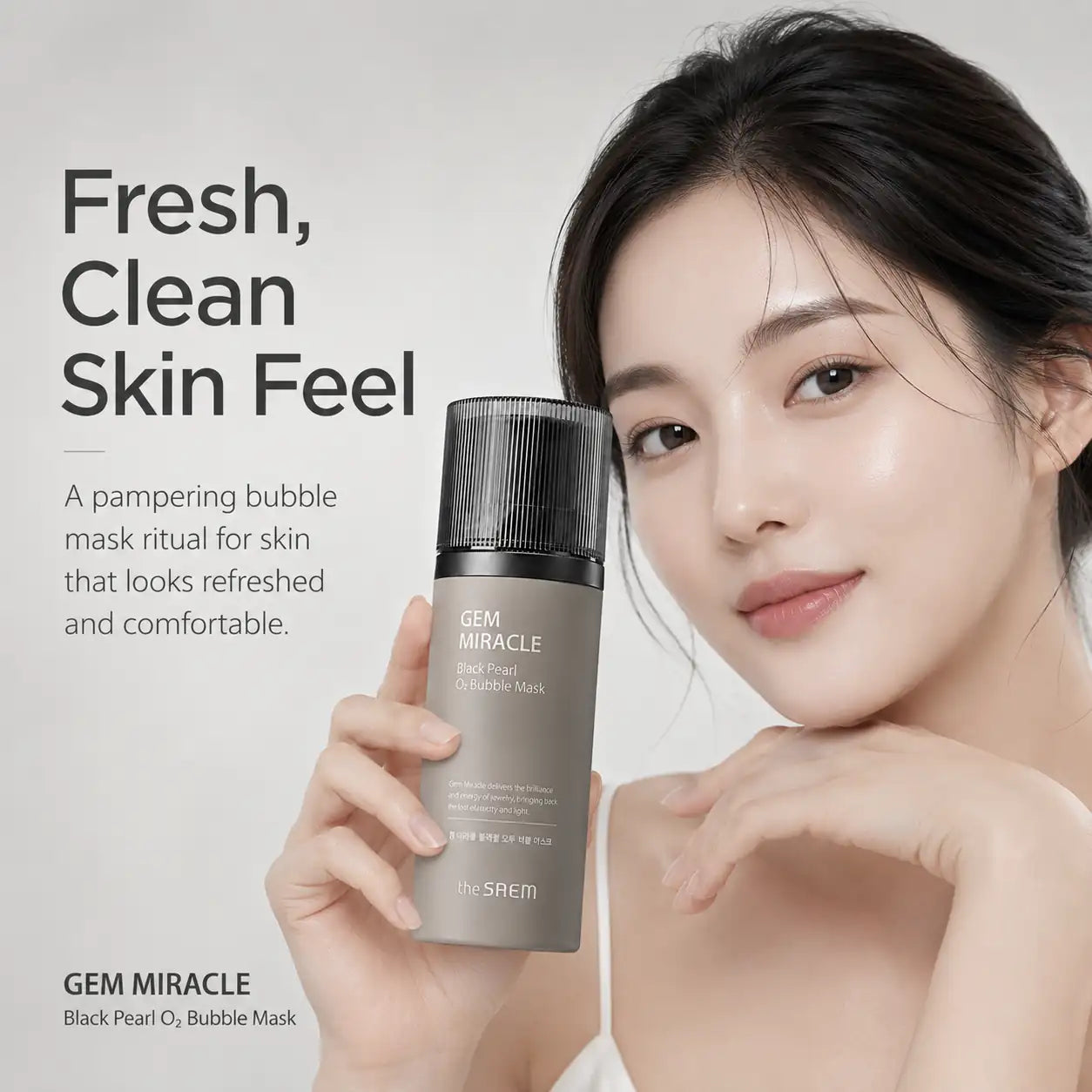 The Saem Gem Miracle Black Pearl 02 Bubble Mask 105g