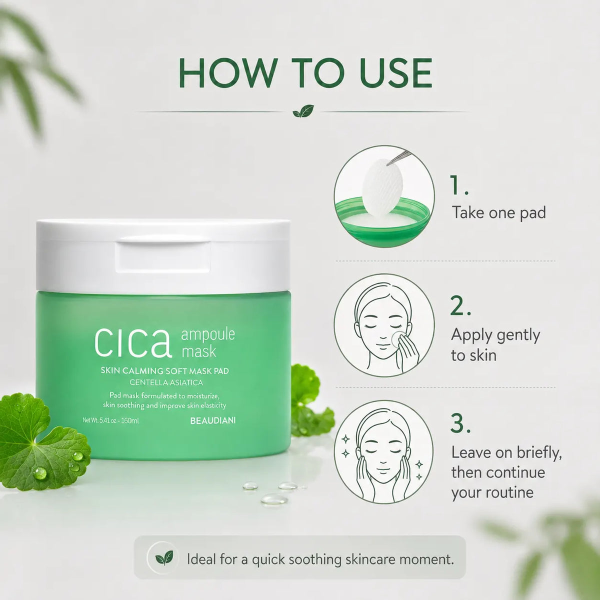 BEAUDIANI Cica Ampoule Mask 100ea