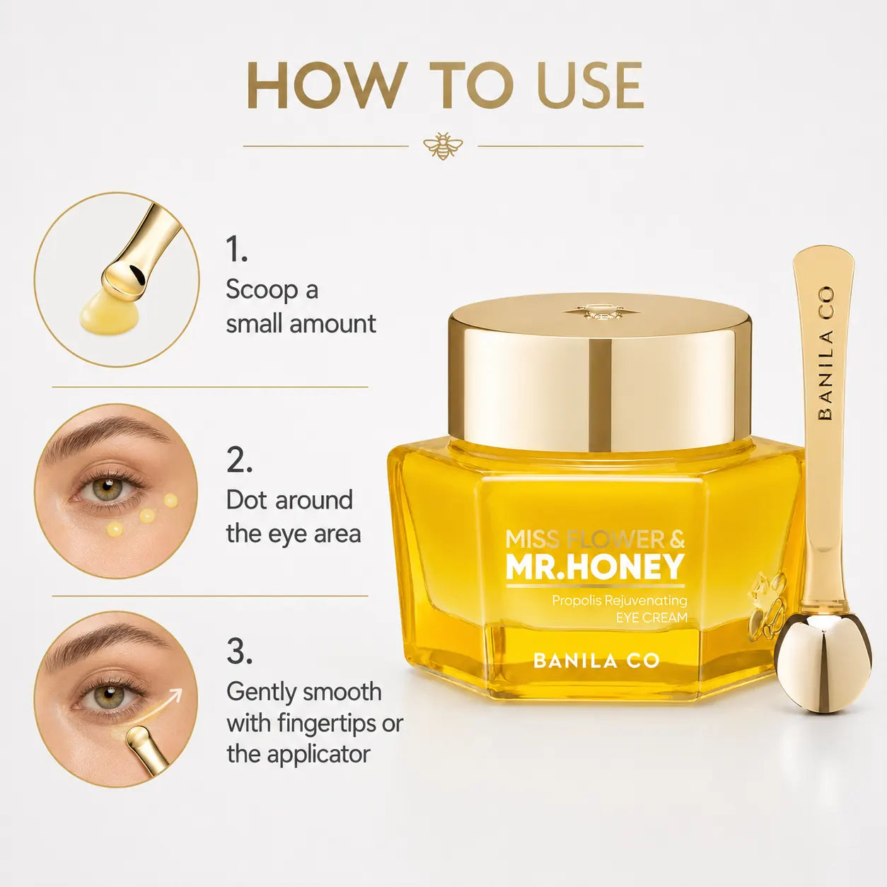 Banila Co Miss Flower Mr Honey Propolis Eye Cream 20ml