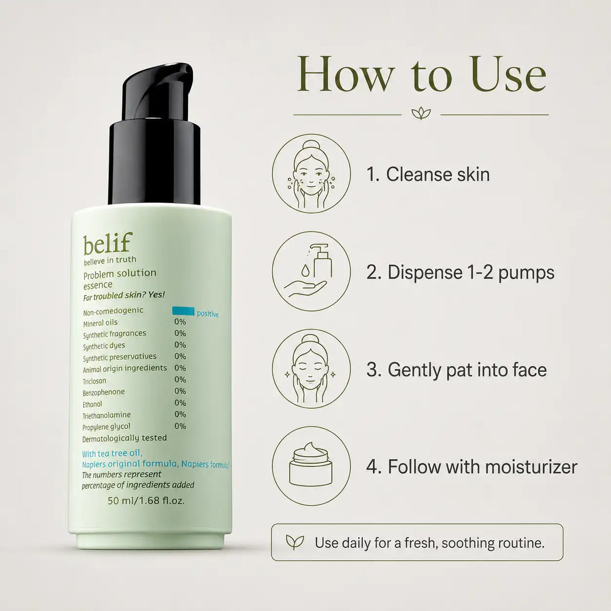 belif Problem Solution Vegan Essence 50ml