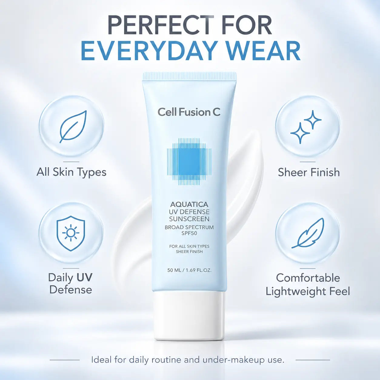 Cell Fusion C Aquatica UV Defense Sunscreen Twin Pack 50ml + 50ml