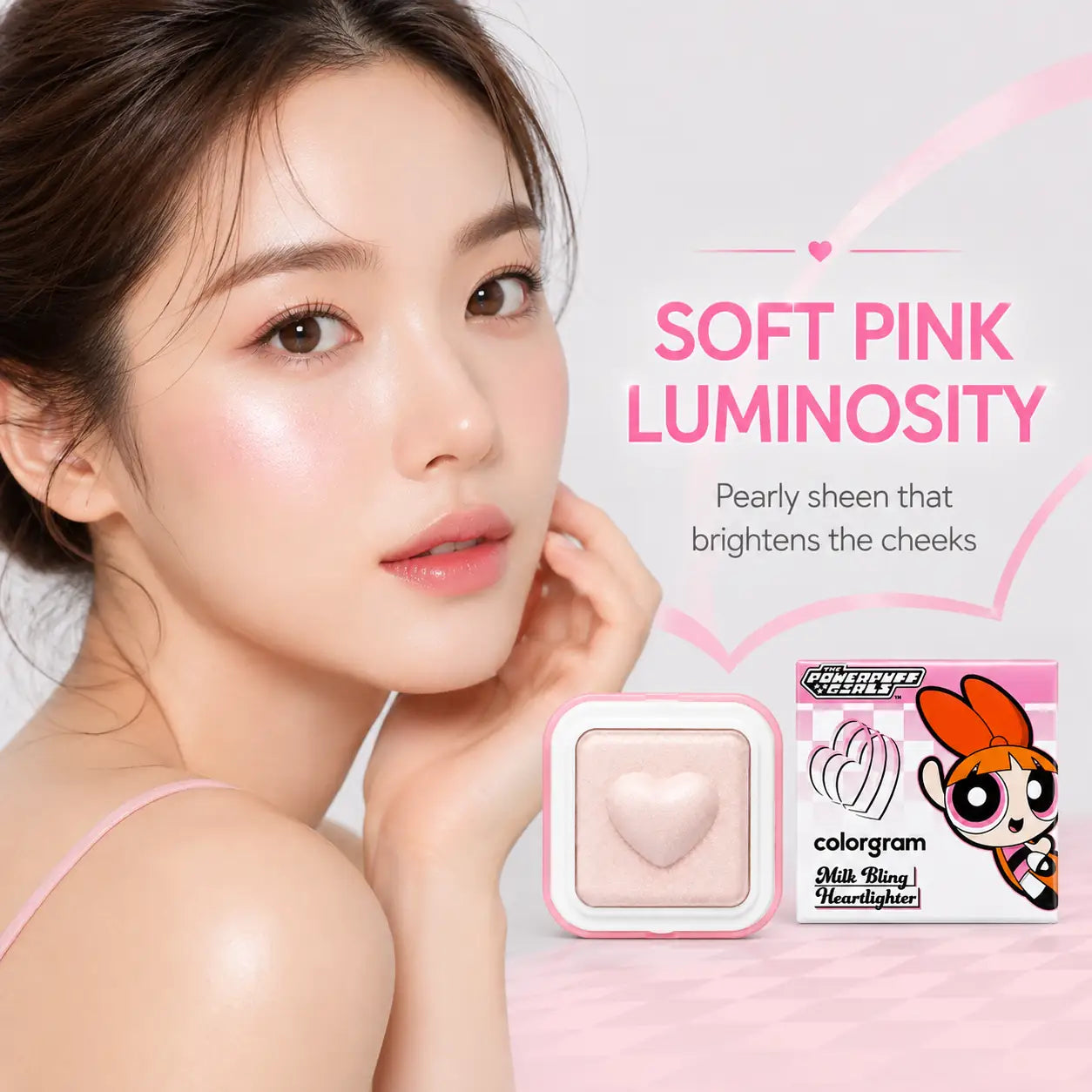 Colorgram Milk Bling Heartlighter 05 Spring Pink Blossom