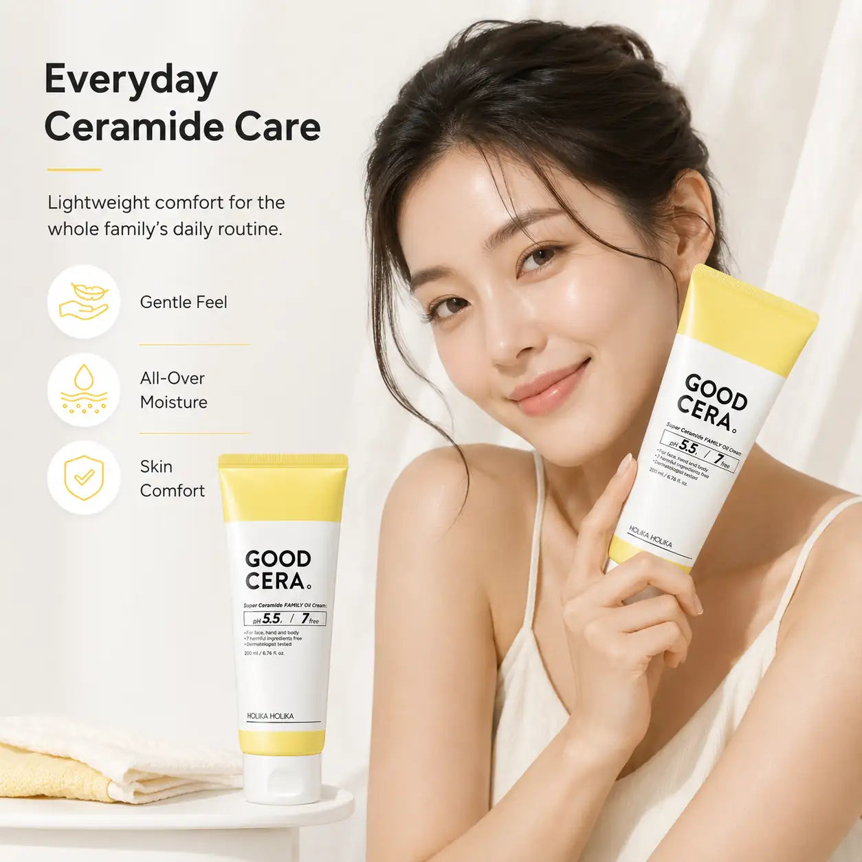 Holika Holika Good Cera Ceramide Family Oil Cream 200ml