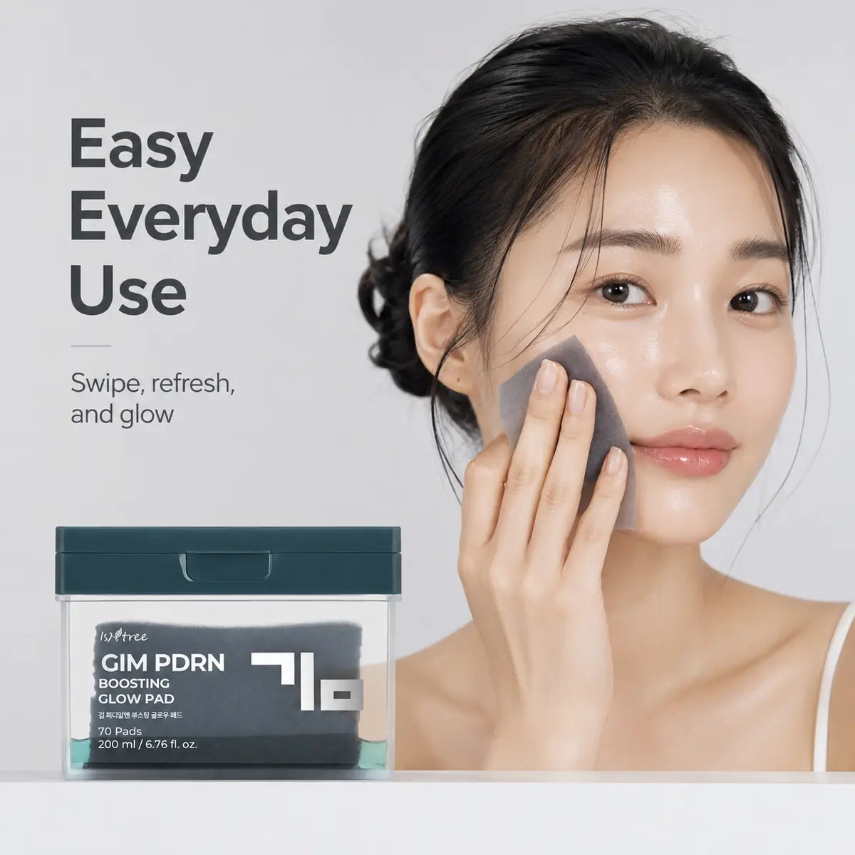 Isntree Gim PDRN Boosting Glow Pad 70ea 200ml