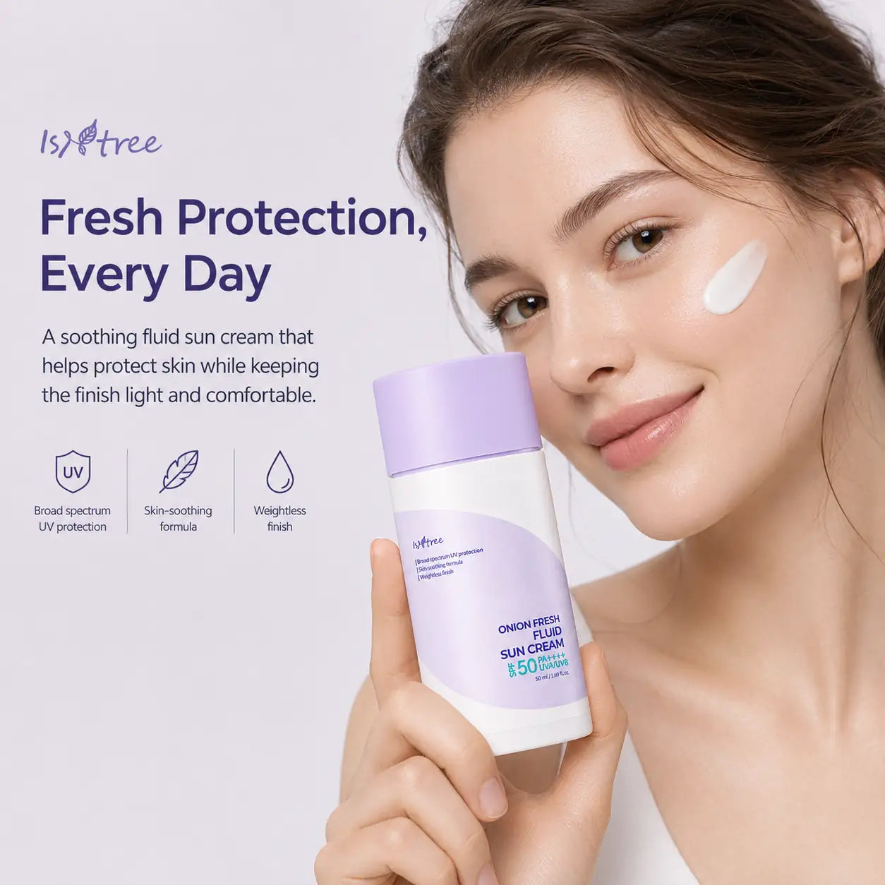 Isntree Onion Fresh Fluid Sun Cream SPF 50ml
