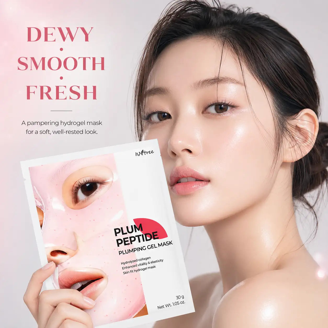 Isntree Plum Peptide Plumping Gel Mask 30g