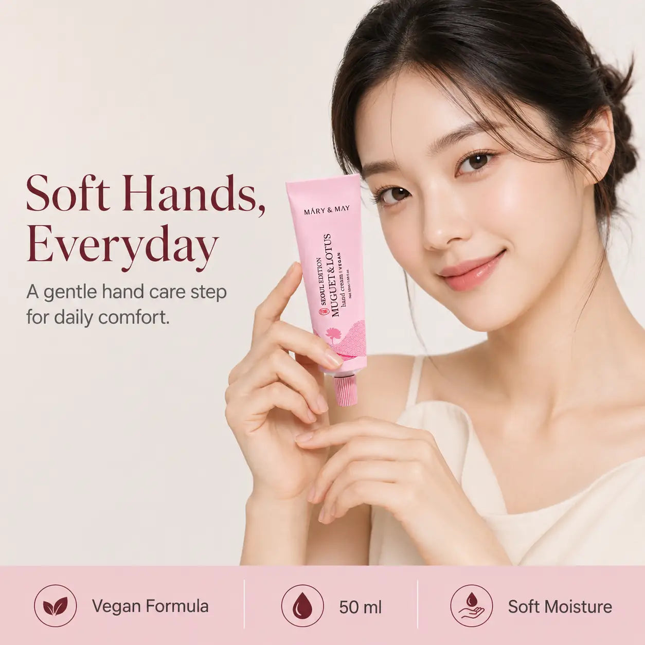 Mary&May Seoul Edition Muguet & Lotus Hand Cream 50ml