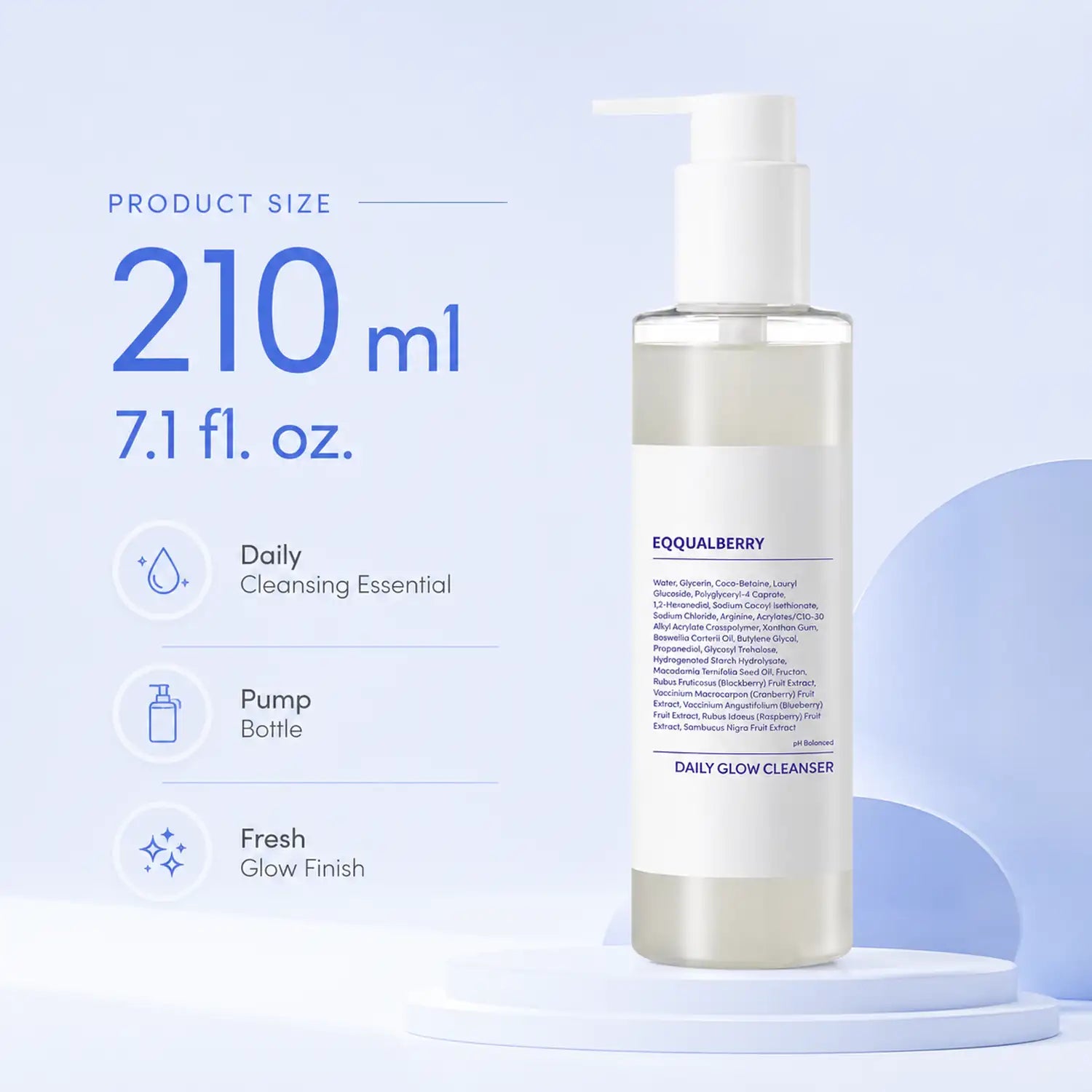 EQQUALBERRY Sauna Cleanser 130g