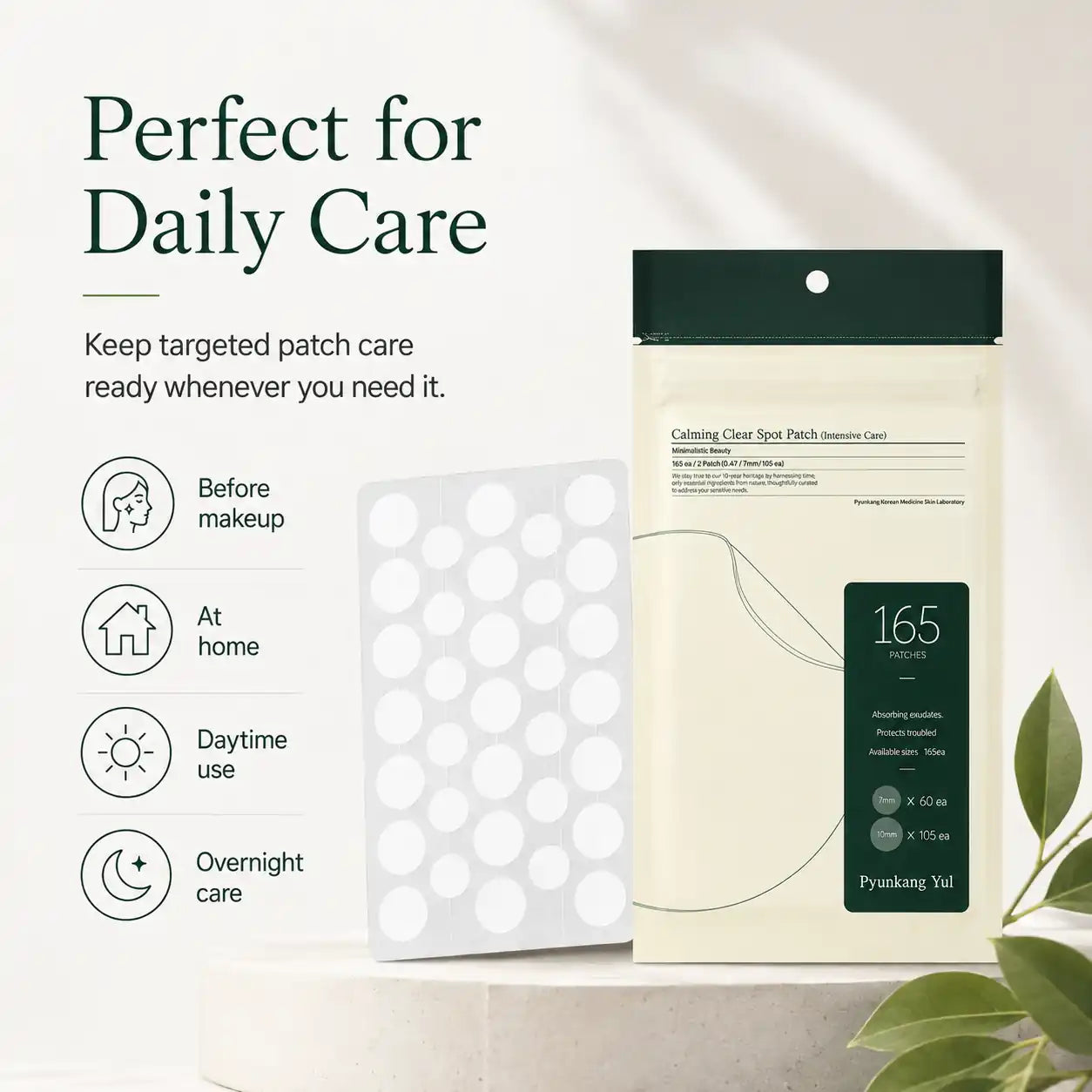 Pyunkang Yul Calming Clear Spot Patch Intensive+Slim Care 124ea