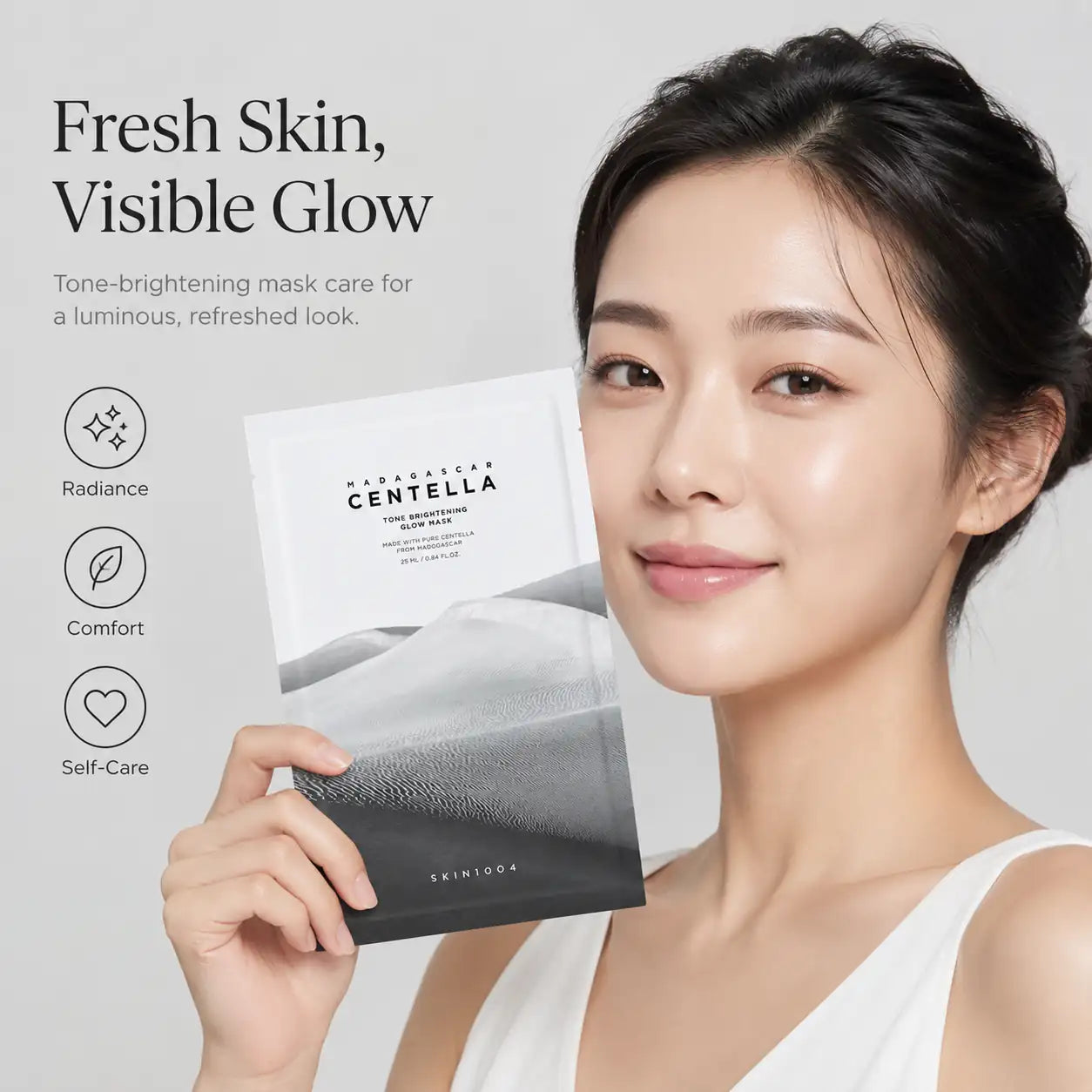 SKIN1004 Madagascar Centella Tone Brightening Glow Mask 1EA 25ml