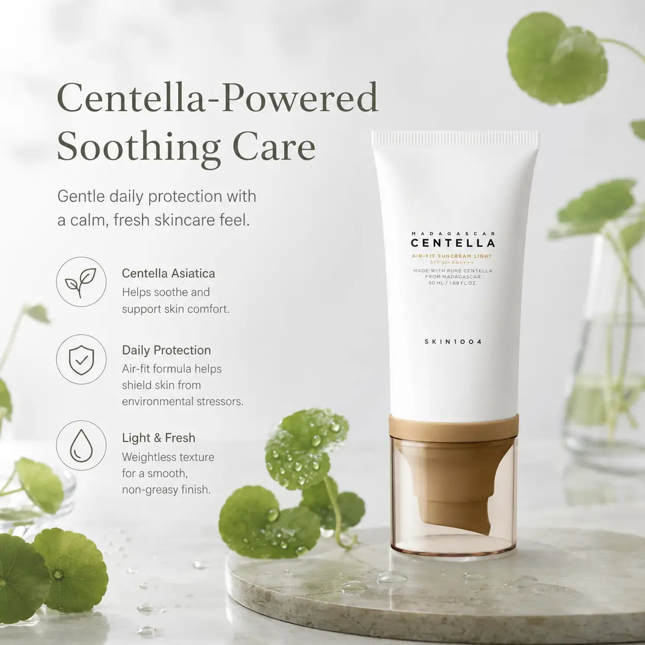 SKIN1004 Madagascar Centella Air-Fit Suncream Light 50ml