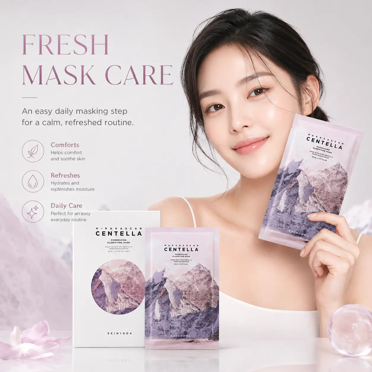 SKIN1004 Madagascar Centella Poremizing Clarifying Mask 5EA