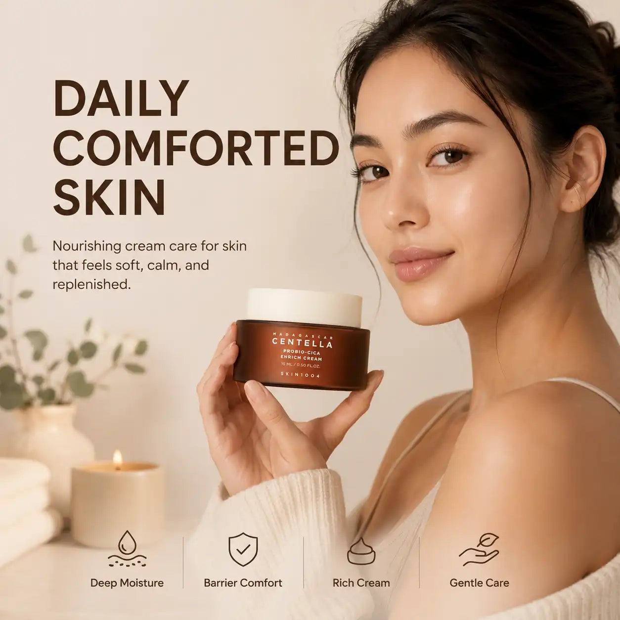 SKIN1004 Madagascar Centella Probio-Cica Enrich Cream 15ml