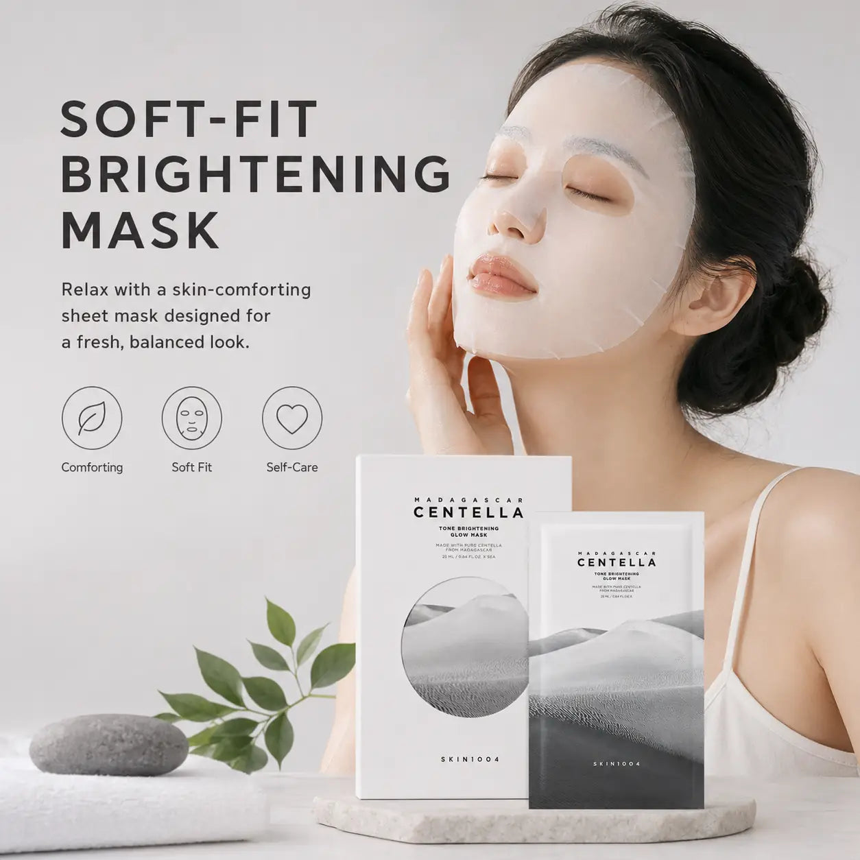 SKIN1004 Madagascar Centella Tone Brightening Glow Mask 5EA