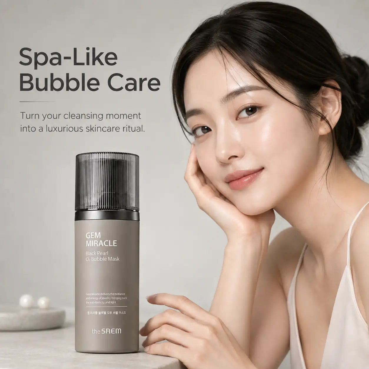 The Saem Gem Miracle Black Pearl 02 Bubble Mask 105g