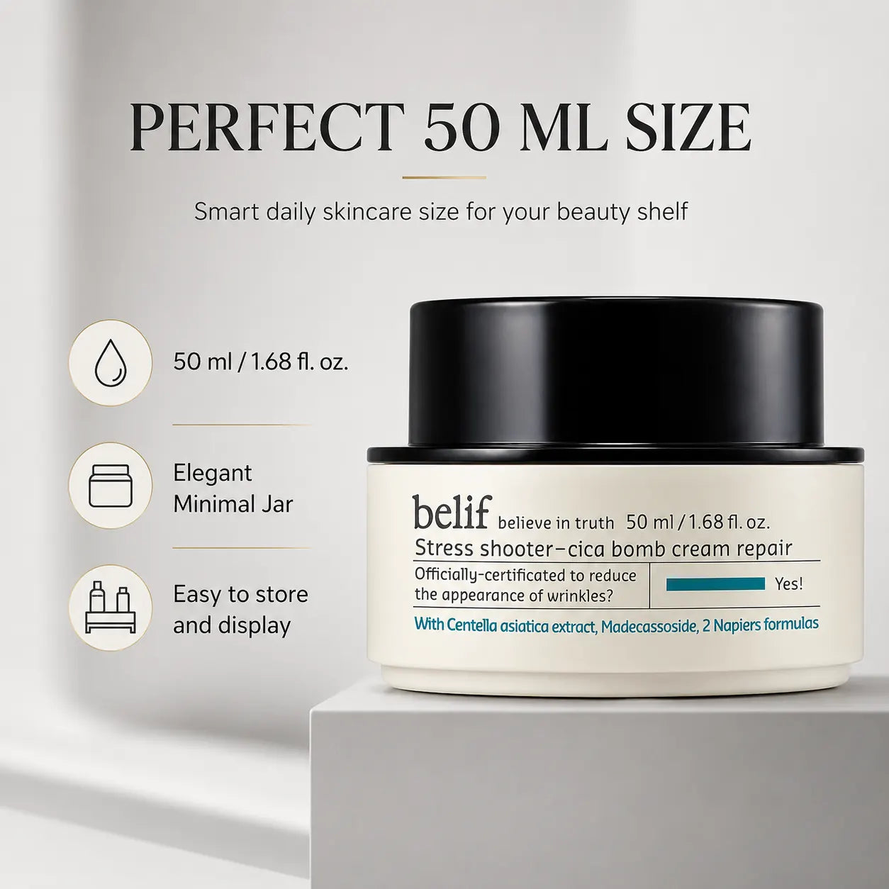 belif Stress Shooter Cica Bomb Cream Repair 50ml