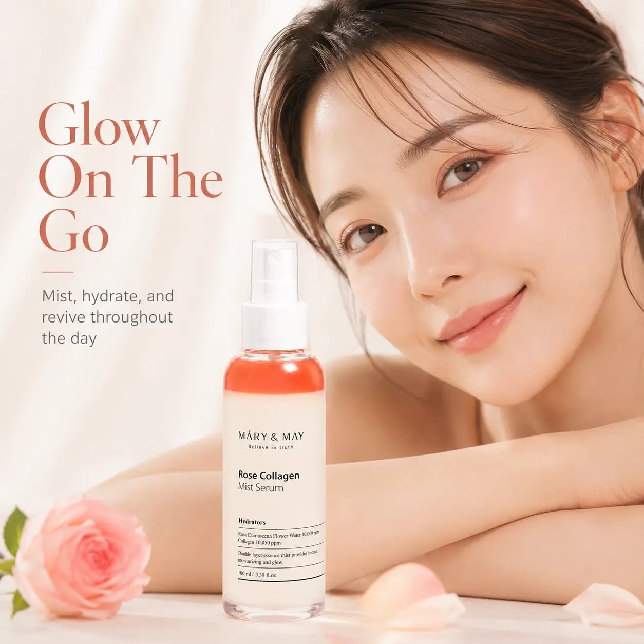 Mary&May Rose Collagen Mist Serum 100ml