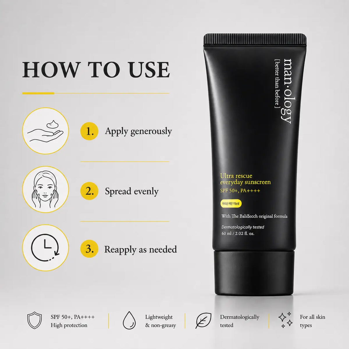 belif Manology Ultra Rescue Everyday Sunscreen 60ml