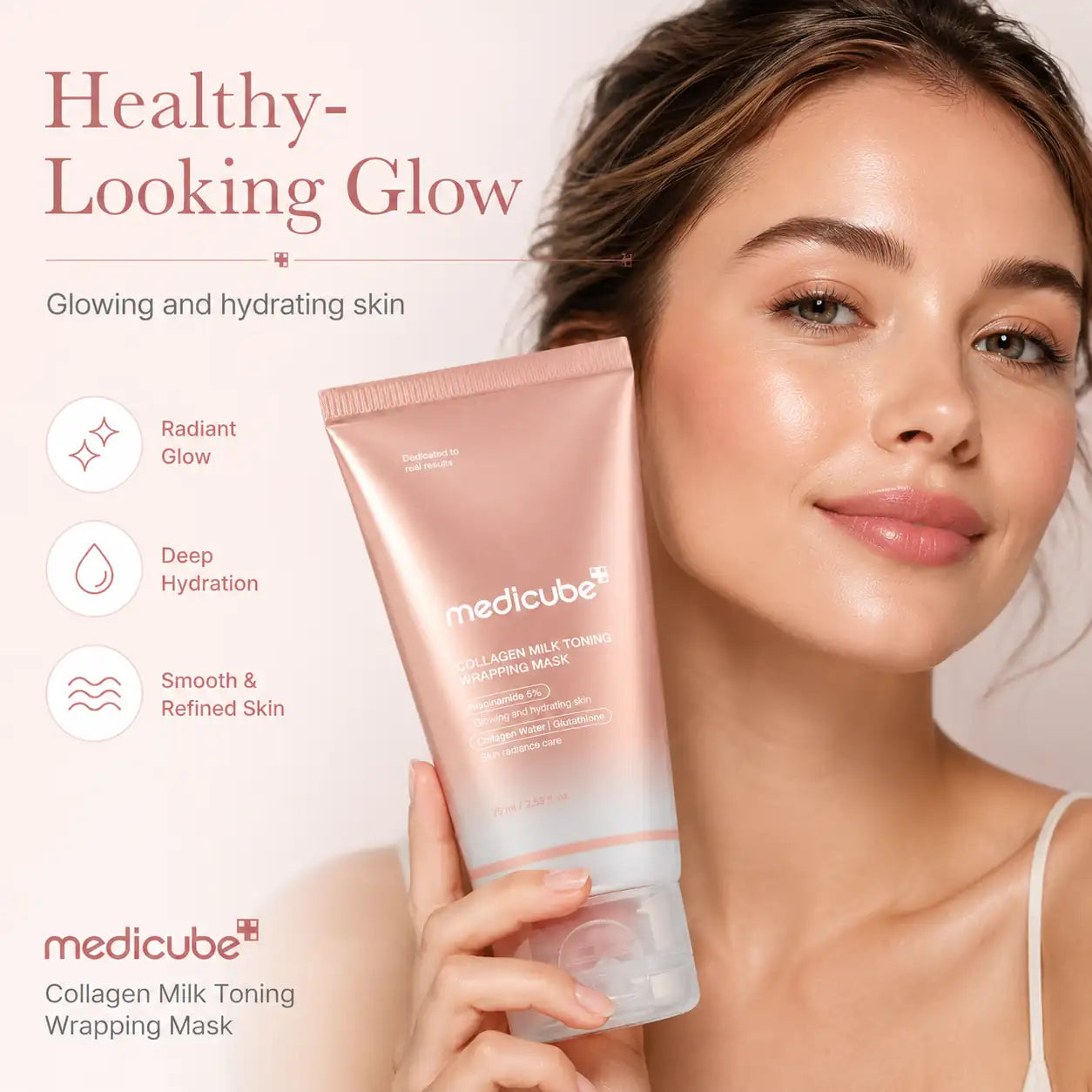 Medicube Collagen Milk Toning Wrapping Mask 75ml