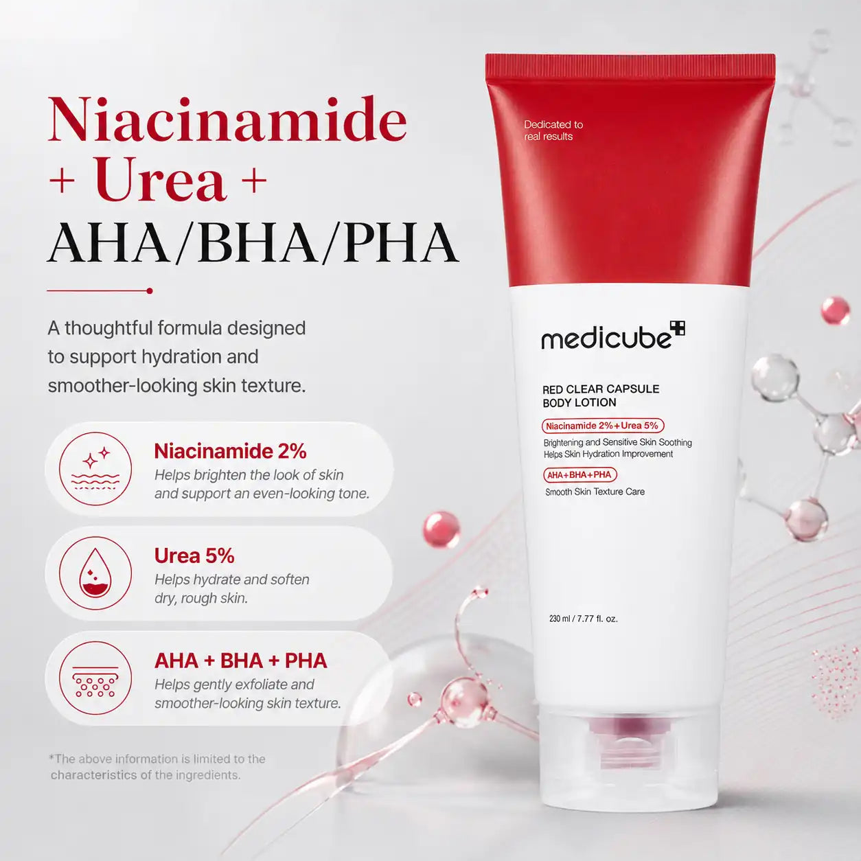 Medicube Red Clear Capsule Body Lotion 230ml
