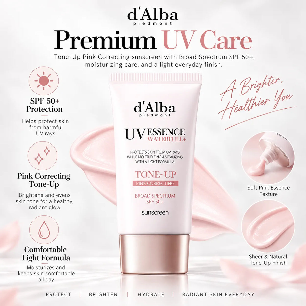 d'Alba Waterfull Tone Up Sunscreen 50ml