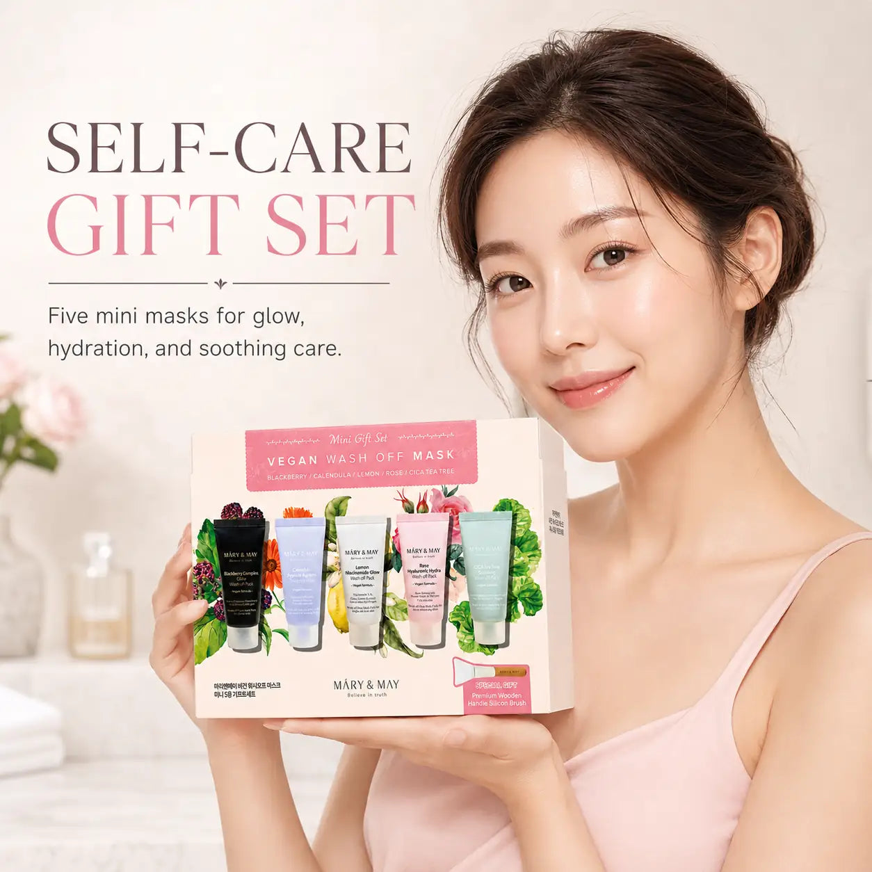 Mary&May Vegan Wash Off Mask Mini Gift Set ( x5) 30g 30g x5