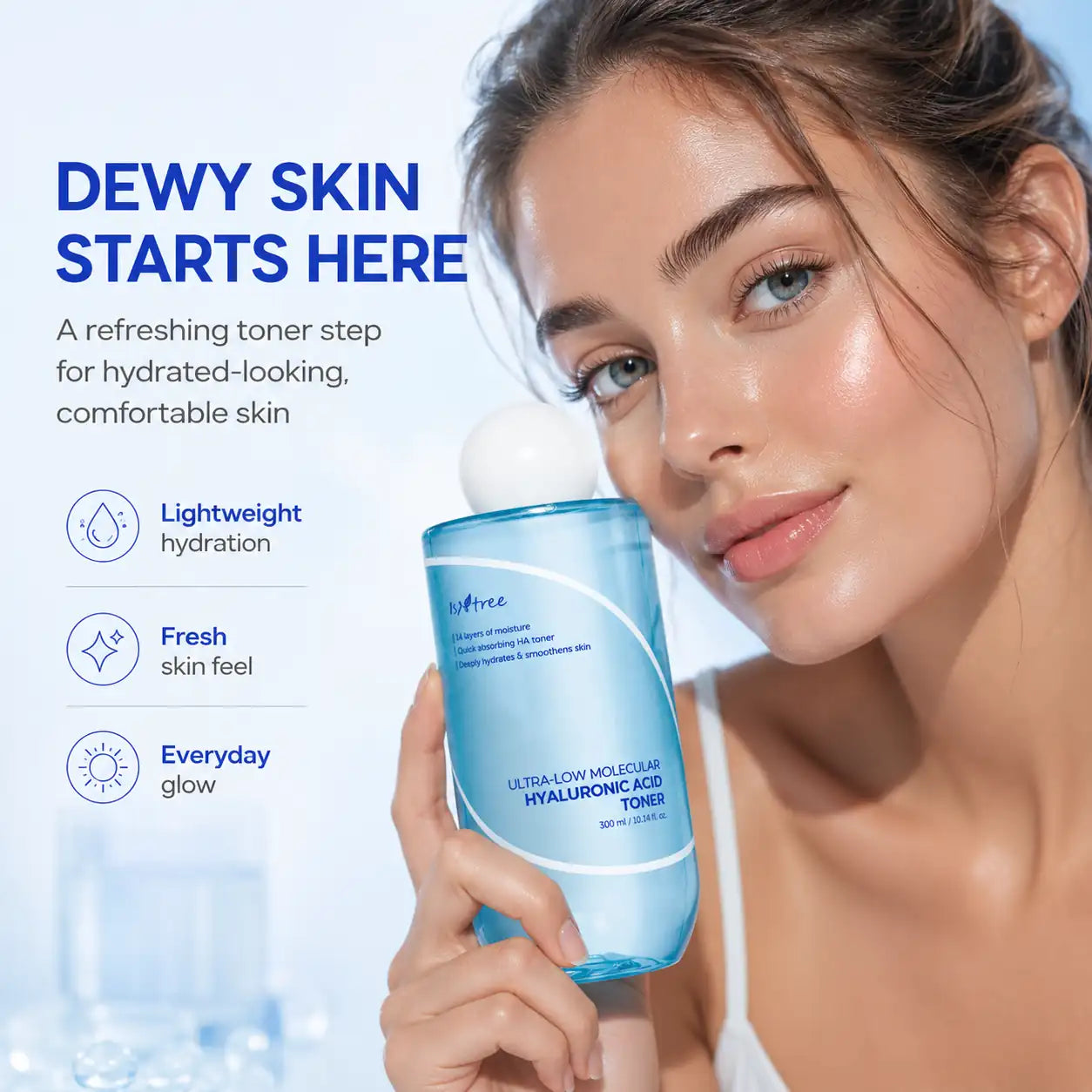 Isntree Ultra Low Molecular Hyaluronic Acid Toner 300ml