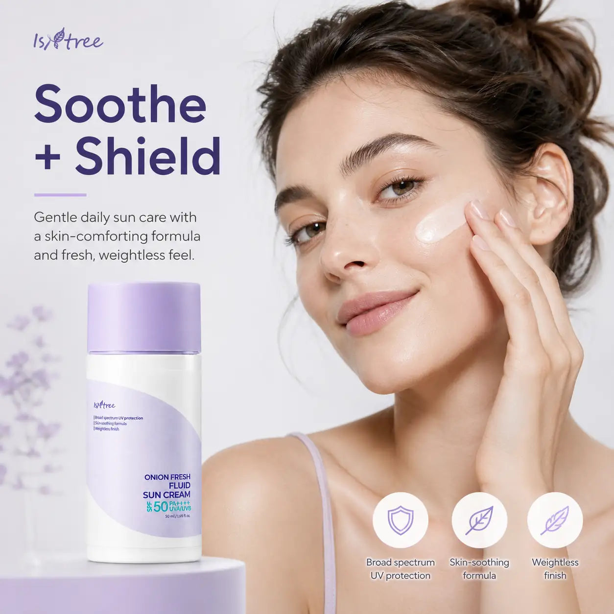 Isntree Onion Fresh Fluid Sun Cream SPF 50ml