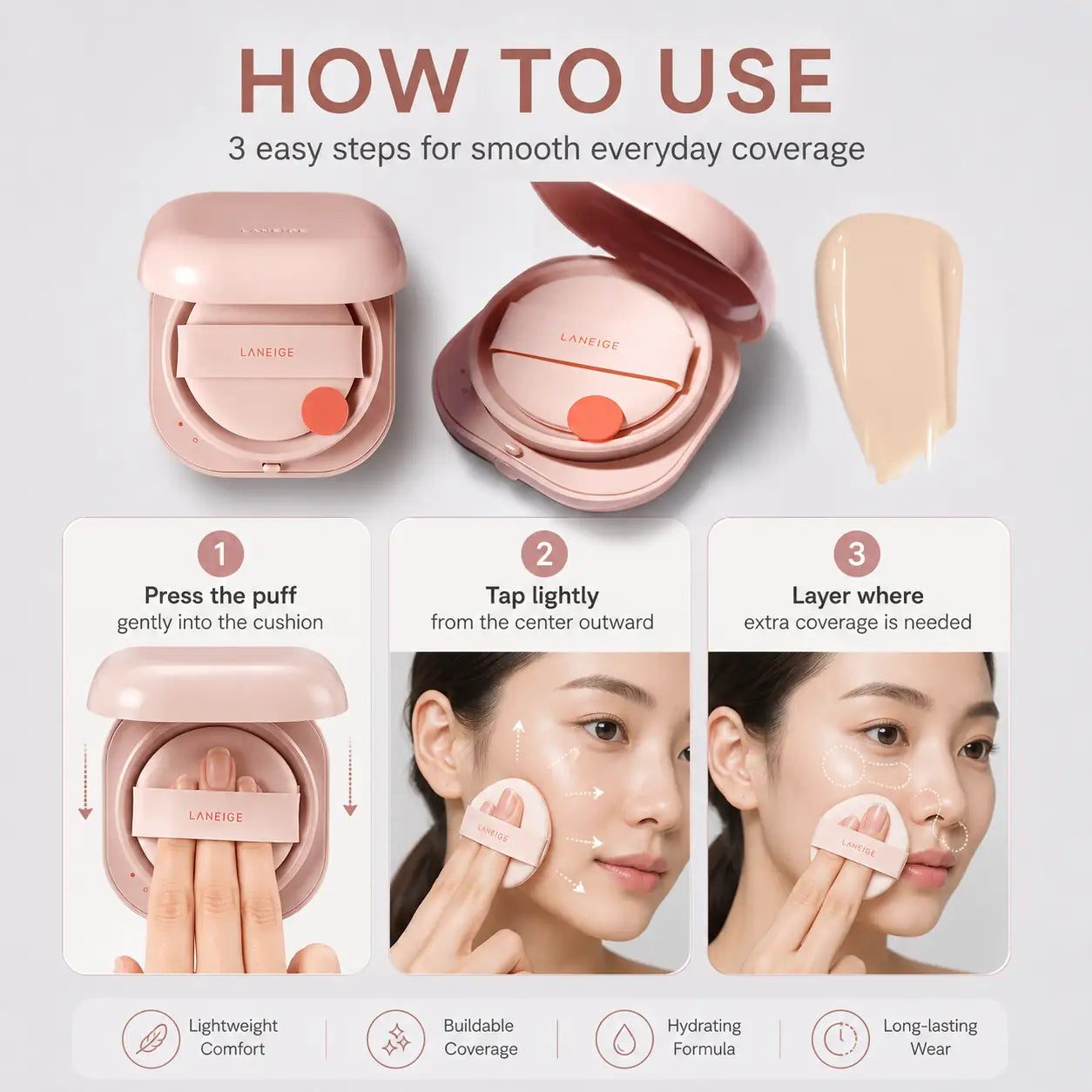 Laneige Neo Cushion Glow SPF46 PA 25N1 15G