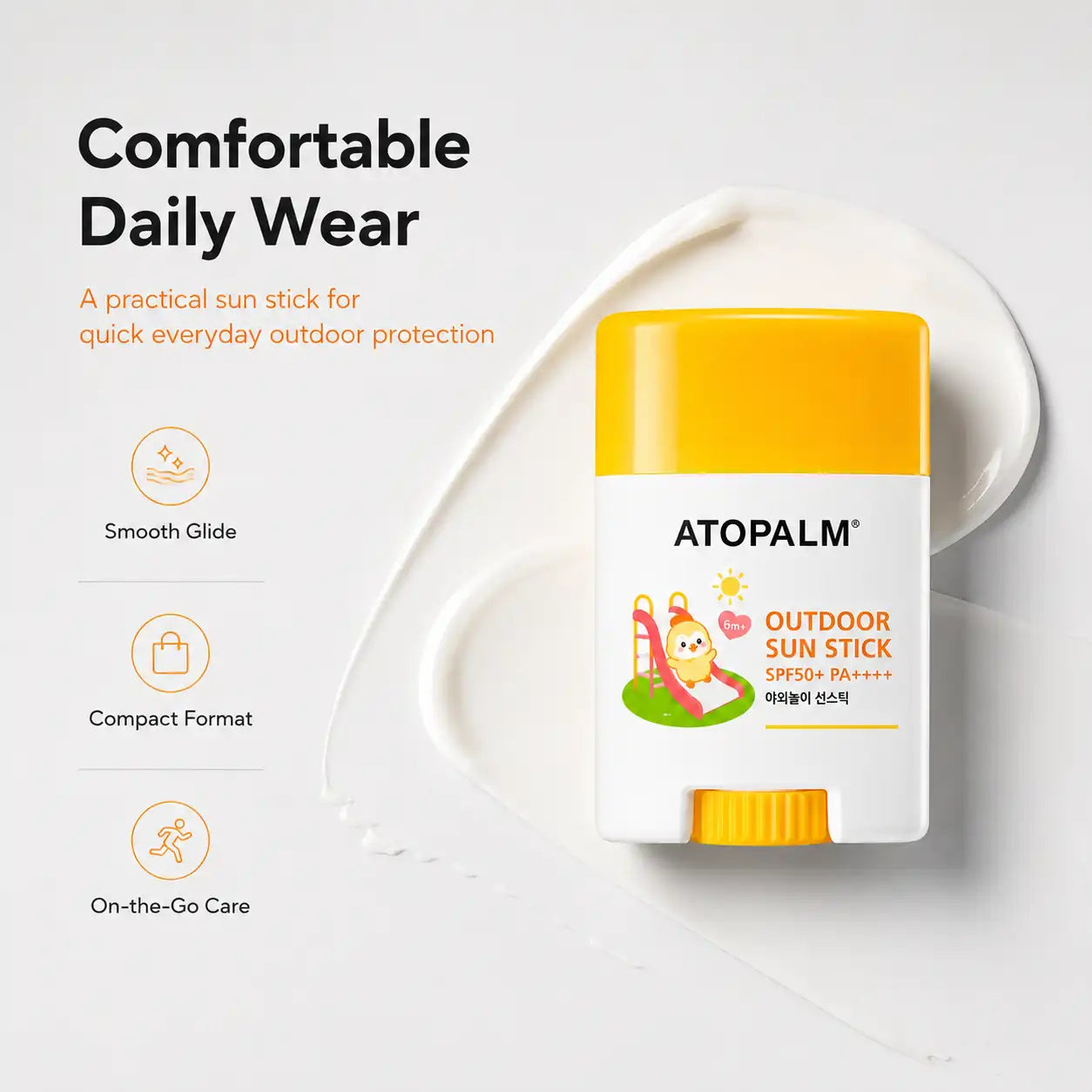 ATOPALM Outdoor Sun Stick SPF50+ PA++++ 21g